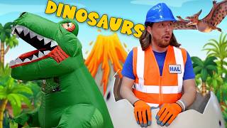 Fun with Dinosaurs  Handyman Hal Dinosaur Videos [upl. by Enytnoel706]