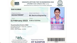 GATE Admit Card 2024 Out Today gate2024iiscacin [upl. by Latsyrc]