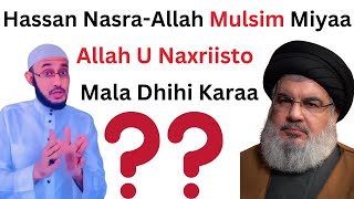 Hassan NasraAllah Mulsim Miyaa Allah U Naxriisto Mala Dhihi Karaa Dr Ahmed AlYamaani [upl. by Htidirem420]