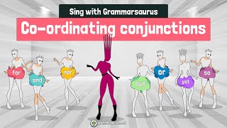 Sing with Grammarsaurus  Coordinating Conjunctions FANBOYS [upl. by Darmit]