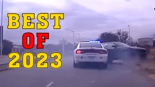 BEST OF 2023 Most Brutal Police Chases Epic Pit Maneuver amp High Speed Crash [upl. by Dickenson]