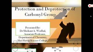 Protection and deprotection of carbonyl group [upl. by Berthoud]