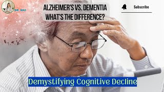 Part 57 How does Alzheimers Differ From Dementia  Part 1  DR MAI [upl. by Sirref]