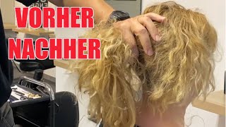 VORHER NACHHER AUF GEFÄRBTEN HAAREN [upl. by Peg]