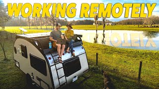 How We Work from Our RV Starlink Solar Power amp Patience [upl. by Tnattirb]