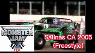 Monster Jam Salinas CA 2005 Freestyle 51505 [upl. by Doowyah425]