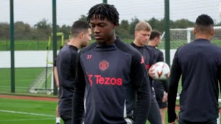 🔴 LIVE  Manchester United train ahead of Porto Europa League clash [upl. by Bevash]