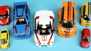 TOBOT car toys and CarBot transformers mini car toys [upl. by Ondrej]