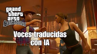 GTA San Andreas Primera cita Traducido con IA [upl. by Ayad]