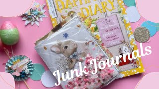 HOW DID I CREATE THIS EASTER JOURNAL COVER With DAPHNES DIARY Issue 2 [upl. by Xylon]