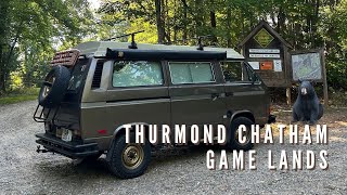 Camping In The Thurmond Chatham Game Lands [upl. by Einallem801]