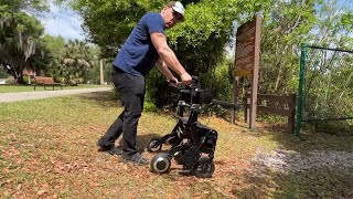 Introducing The Wheellator The Motorized Walker That Becomes a Power Wheelchair [upl. by Enyrhtak]