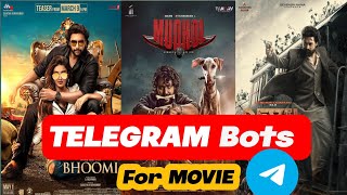 Best Telegram Bots for MOVIE 2024 🎥 New Telegram Bots part1 ☣️ [upl. by Pubilis734]