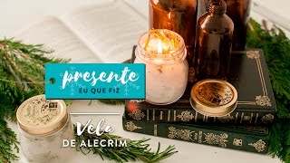 DIY Como fazer vela perfumada de alecrim  WESTWING [upl. by Merilyn]