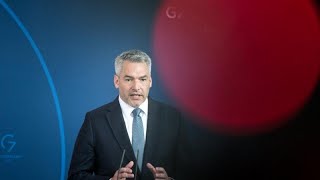 Il cancelliere austriaco Karl Nehammer eletto leader del partito conservatore OeVp [upl. by Okime700]