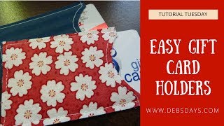 Quick and Easy Gift Card Holder [upl. by Vance]