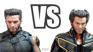 Hot Toys Wolverine DOFP vs Last Stand Comparação  DiegoHDM [upl. by Annaeiluj]