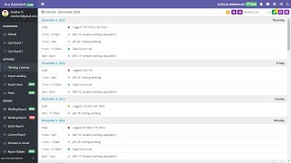 Jira Assistant Worklog Calendar [upl. by Dahsra]