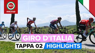 Giro dItalia 2023 Highlights  Tappa 2 [upl. by Ulick]