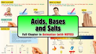 Acids Bases and Salts Class 10  One Shot Full Chapter in Animation  Class 10 Science Chapter 2 [upl. by Nickles]