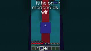 is he on mcdonalds wifi minecraft hiveminigames [upl. by Matthiew360]