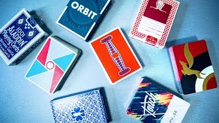 BEST PLAYING CARDS for Cardistry ● TOP 8 [upl. by Annaitsirhc]