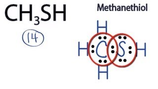 CH3SH CH4S Lewis Structure [upl. by Beaston284]