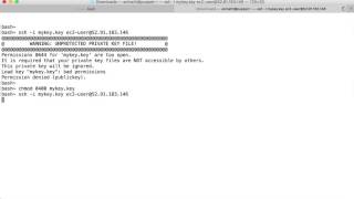 ssh error unprotected Private Key File [upl. by Latini]