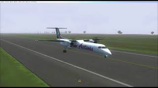 Caribbean Airlines Dash 8 Q400 Full Flight TBPBTGPY [upl. by Cleodel858]