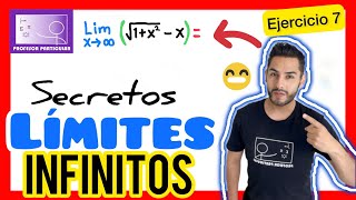 ✅LÍMITES al Infinito con Raíz Ejercicio 𝙍𝙚𝙨𝙪𝙚𝙡𝙫𝙚 𝙚𝙣 7 𝙢𝙞𝙣𝙪𝙩𝙤𝙨😎​🫵​💯​ Cálculo Diferencial [upl. by Thagard]