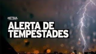 🔴 ALERTA CHUVA FORTE E TEMPORAIS [upl. by Amihsat]