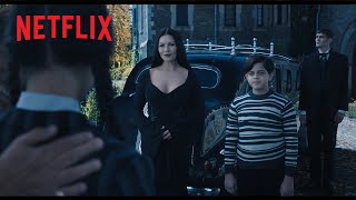 Morticia Says Goodbye To Wednesday  Netflix [upl. by Assirram]