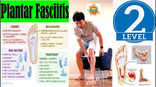 3 Major Exercises of Plantar FasciitisFoot and Ankle Pain  Level 2 [upl. by Enehpets]