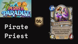 Pirate Priest Strong Aggro Deck Hearthstone Wild [upl. by Gardel]