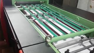 Web offset sheeter for web offset printing machines l Paper roll to sheet l Sheeter attachments [upl. by Ener]