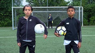 SHANE KLUIVERT vs RAYANE BOUNIDA  VOETBAL CHALLENGE [upl. by Thursby]