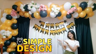 Low Cost Graduation Decoration Ideas  Graduation Decorating Ideas  Backdrop Decoration Ideas [upl. by Lynnett]