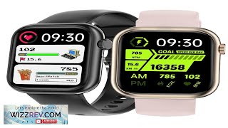 G104 183inch HD Screen 64M bluetooth Call Heart Rate Blood Pressure Blood Review [upl. by Ellehcal960]