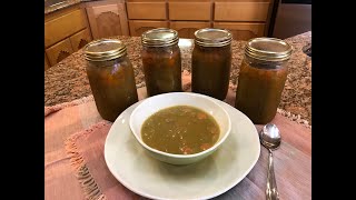 Pressure Canning Split Pea Soup with Ham [upl. by Etan]