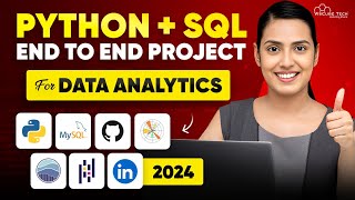 Complete Data Analytics Portfolio Project with Python and SQL in 2 Hours  2024 Guide [upl. by Weight286]