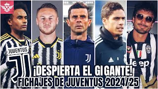 JUVENTUS FICHAJES CONFIRMADOS Nuevo DT y el Proyecto que se Viene para la Temporada 202425 [upl. by Alec429]