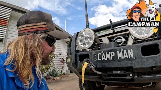 400watt lightweight solar panelBunker winch instalPreparing for 3 moths camping trip [upl. by Friedman201]