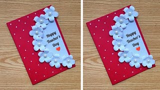 DIY Teachers day Greeting CardTeachers day CardHow to make Teachers day Card Handmade [upl. by Obnukotalo]