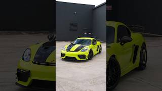 Paint to Sample Acid Green 718 GT4 RS w Manthey Kit shorts [upl. by Sanalda]