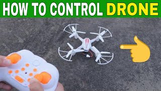 HOW TO CONTROL RC DRONE  HOW TO FLY A DRONE  HOW TO CONTROL REMOTE CONTROL DRONE [upl. by Kenwrick743]