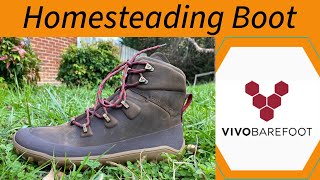 Vivobarefoot Homesteading Boot Tracker Leather AT Unboxing Review  2024 Barefoot Shoe [upl. by Dart257]