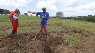 COMEÇAMOS A CONSTRUIR O ALICERCE DA CASA NO SÍTIO SALGADINHO [upl. by Anilys]