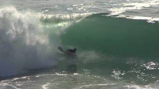 QUIBERON  🏄‍♂️ Big Waves Shorebreak Bodyboarding Destroy  Euskadi Surf TV [upl. by Aicsila]