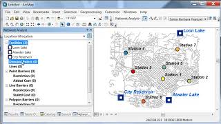 Network Analysis LocationAllocation of ResourcesFacilities [upl. by Edwin]