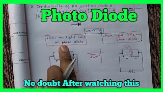 how do a photodiode work constructionapplicationsIV characteristics optoelectronics hindi [upl. by Sydney]